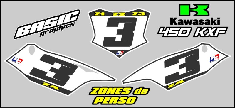 Kit Plaques à N° 450 KXF 016-018 "BASIC-1" – Image 2