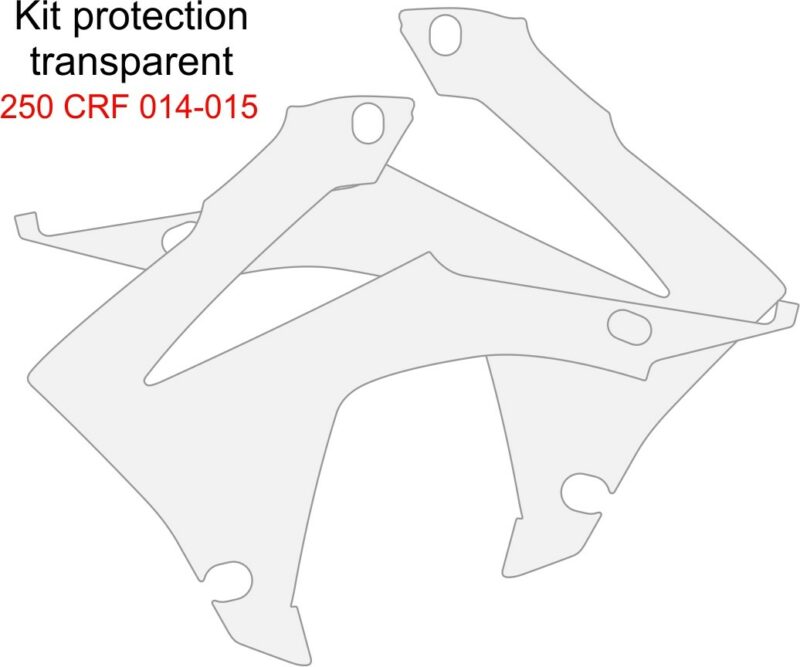 Kit protection transparent ouïes de radiateur