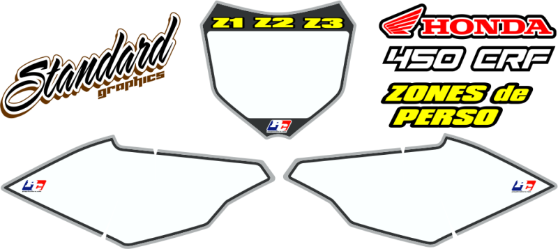 Kit Plaques à N° 450 CRF 013-016 "BASIC-2" – Image 2