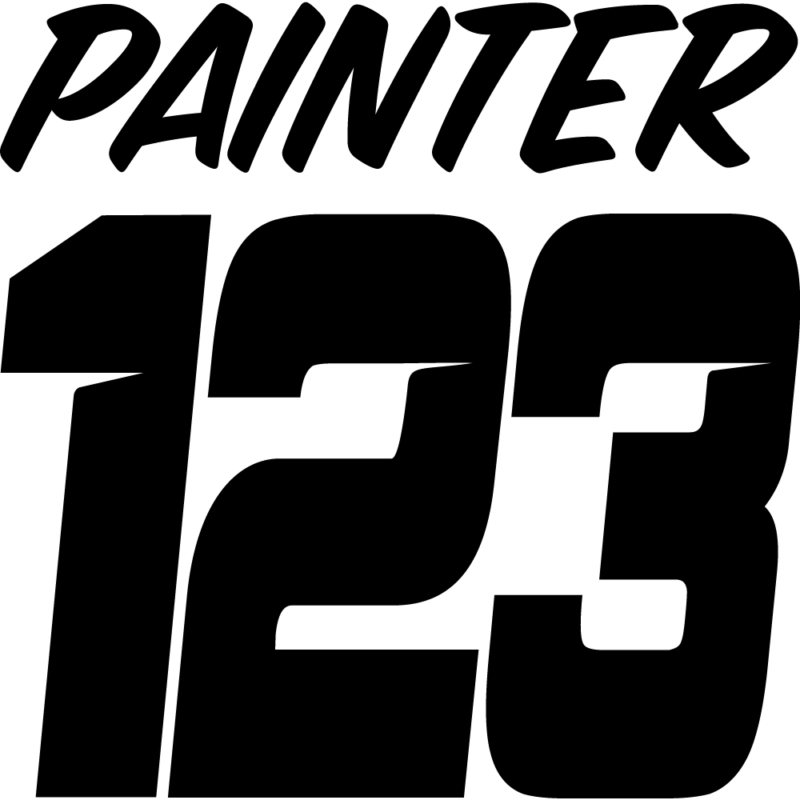 Flocage 1 couleur "PAINTER"