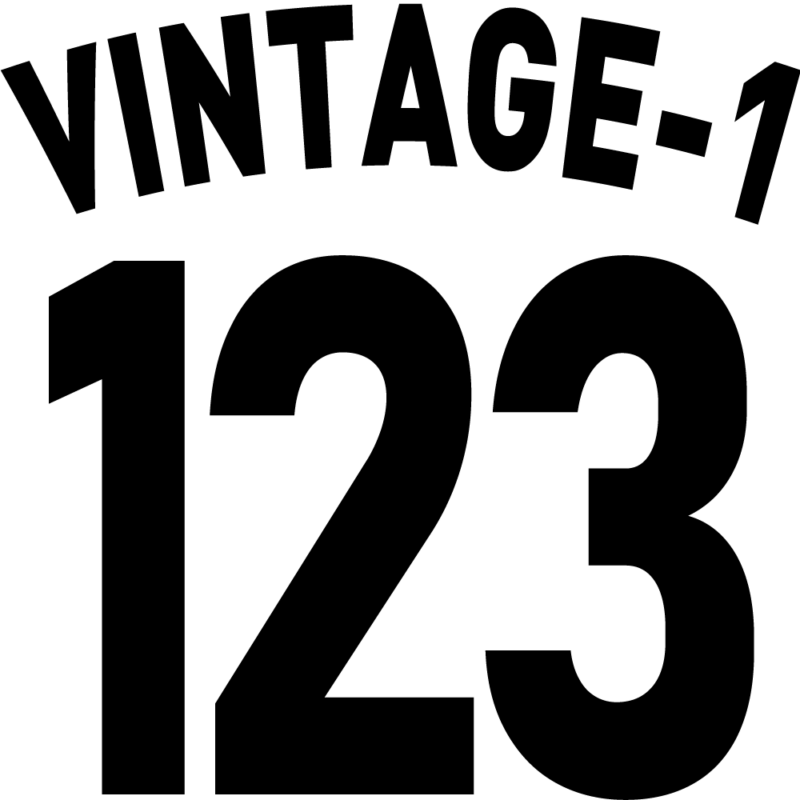 Flocage 1 couleur "VINTAGE-1"
