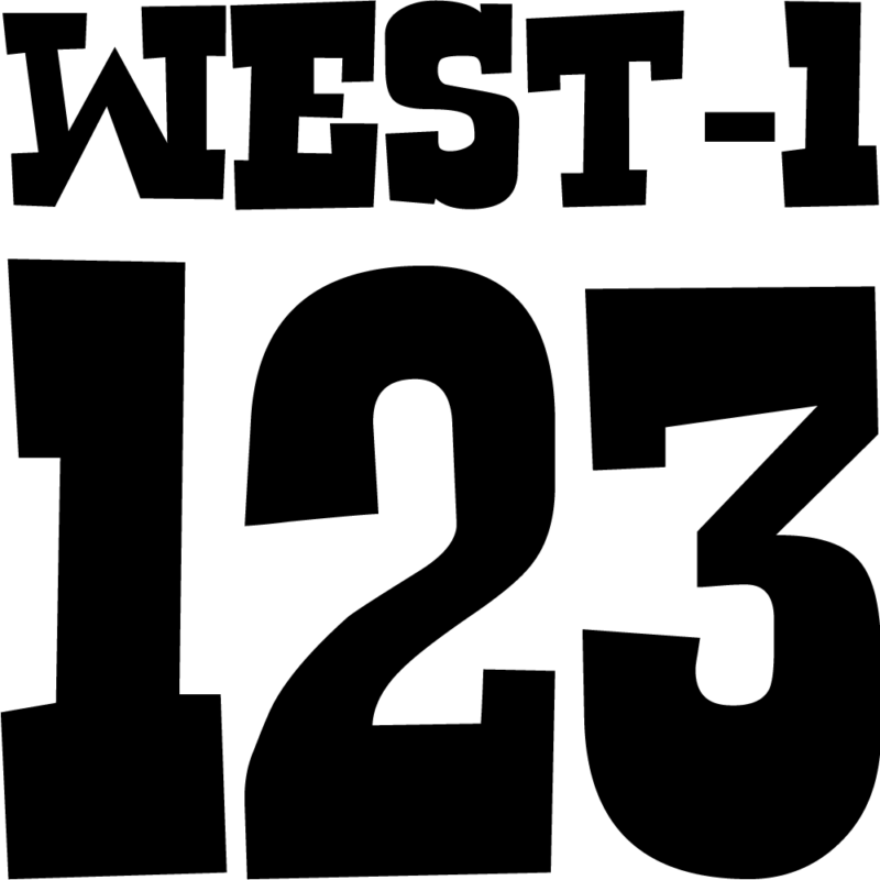 Flocage 1 couleur "WEST-1"