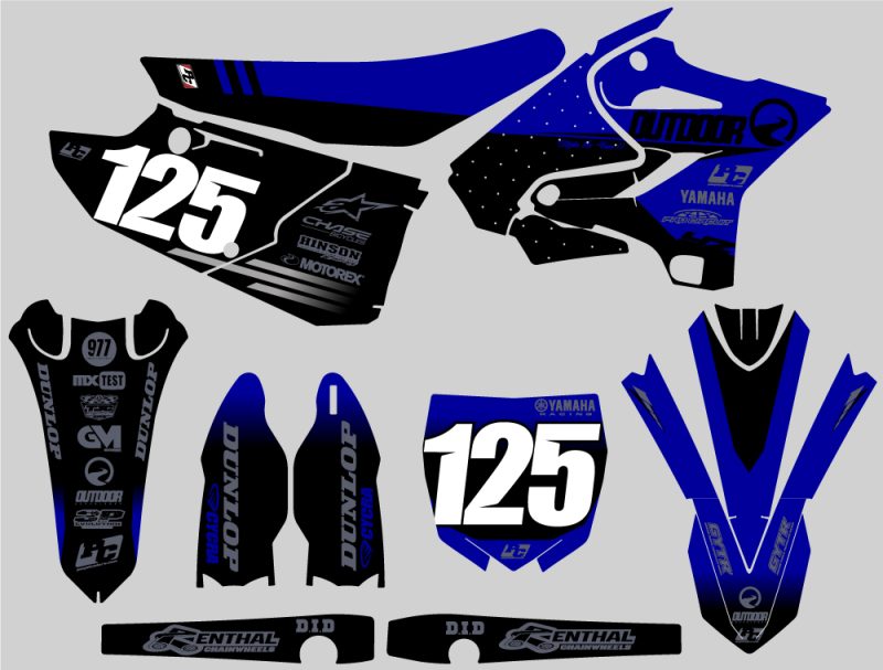Kit déco YAMAHA YZ 1521 #125 – Image 2