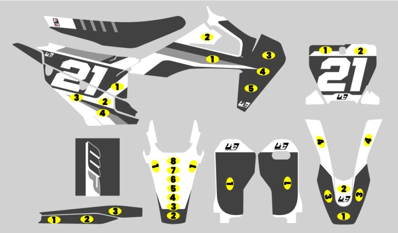 Kit déco HUSQVARNA #21 – Image 3