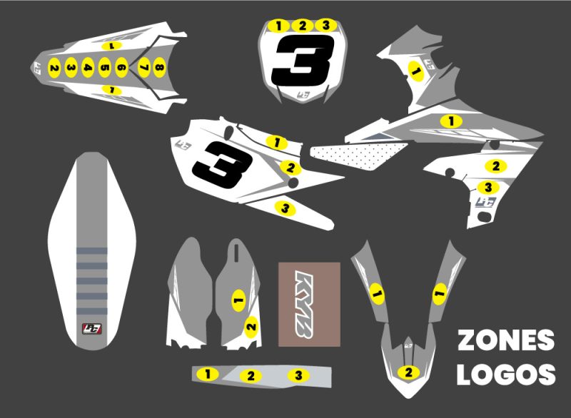Kit déco YAMAHA 450 YZF 18-22 #3 – Image 3