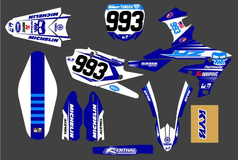 Kit déco YAMAHA 250 YZF 19-23 #993 – Image 2