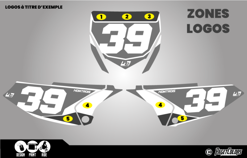 Kit Plaques à N° 65 YZ 2018-2024 #39 – Image 2