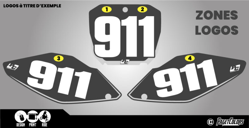 Kit Plaques à N° 125-250 CR 02-03 #911 – Image 2