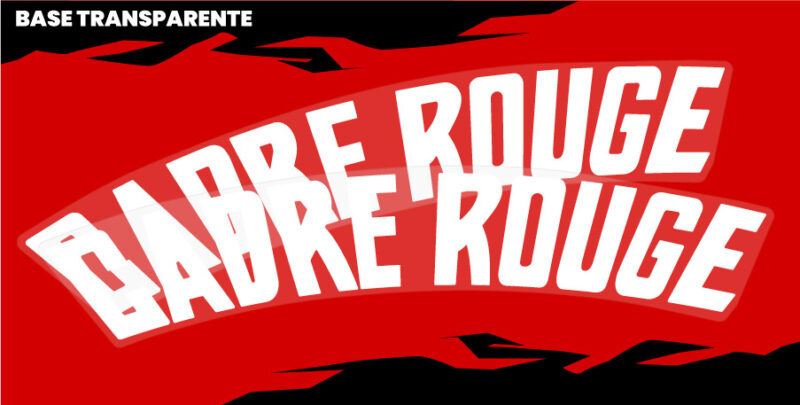 Stickers CADRE ROUGE