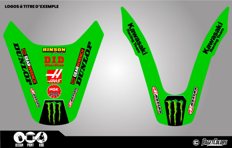 Déco de Garde boue Av&ARR oem 65 KX