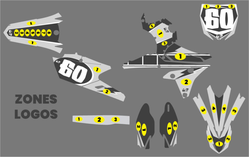 Kit déco YAMAHA 450 YZF 014-017 #60 – Image 3