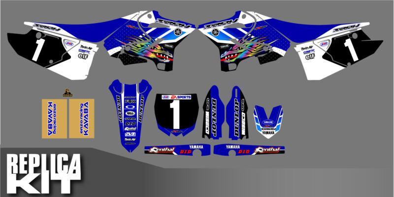 Déco REPLICA YAM OF TROY YZ 015-021