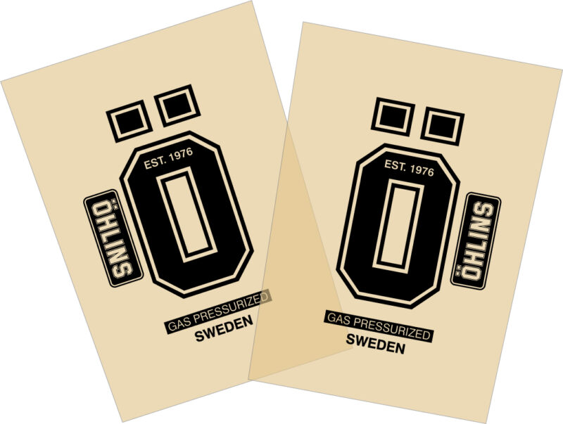 Stickers de fourches OHLINS - 2