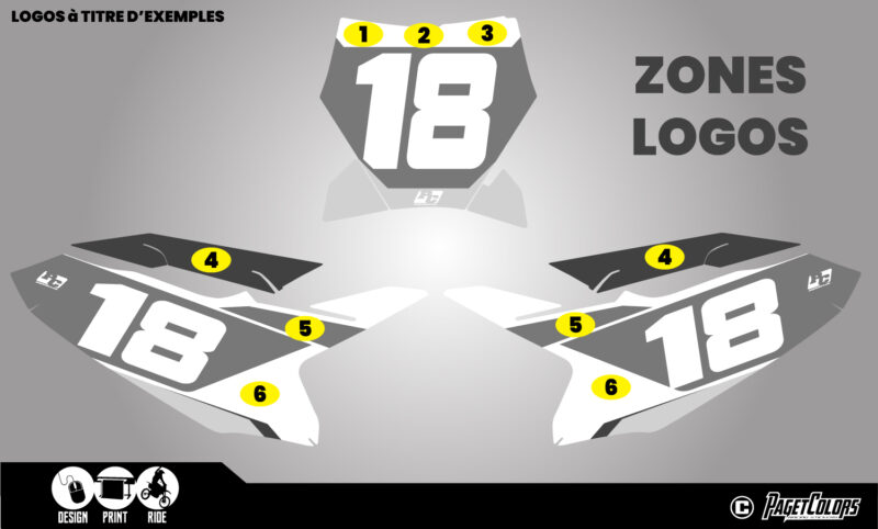 Kit Plaques à N° 50 KTM 2024-2025 #18 – Image 2