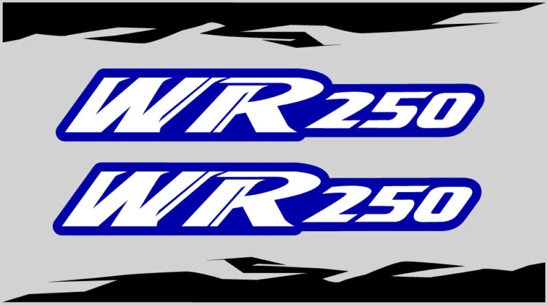 Stickers garde boue arrière OEM 250 WR 2002