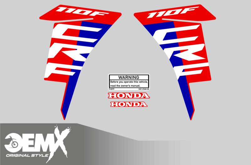 Déco OEM 110 CRF 2025 - Rouge