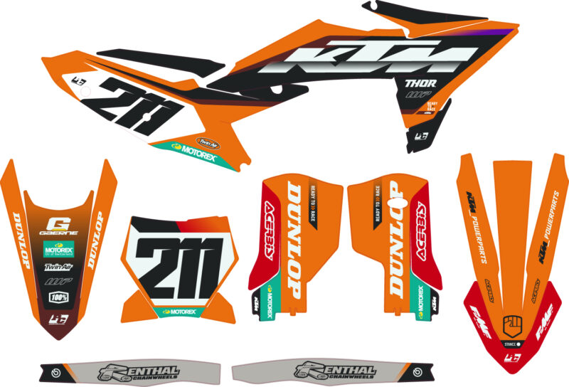 Kit déco KTM 2023-2024 #211 – Image 2