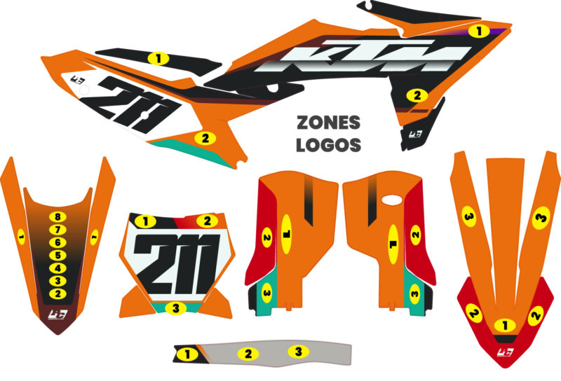 Kit déco KTM 2023-2024 #211 – Image 3