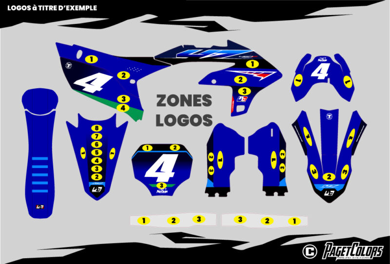 Kit déco YAMAHA 450 YZF 023-025 #4 – Image 3