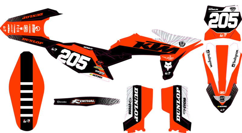 Kit déco KTM 2023-2024 #205 – Image 2