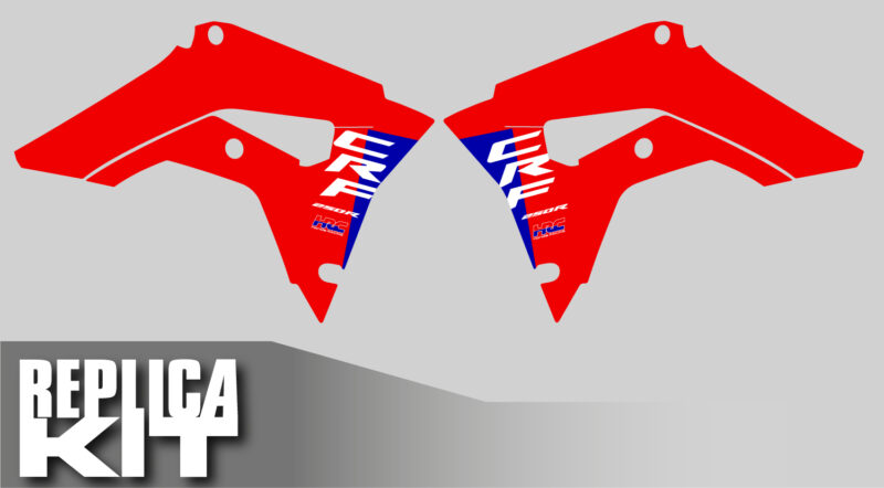 Déco d'ouïes 250 CRF 018-021 Replica OEM 2025