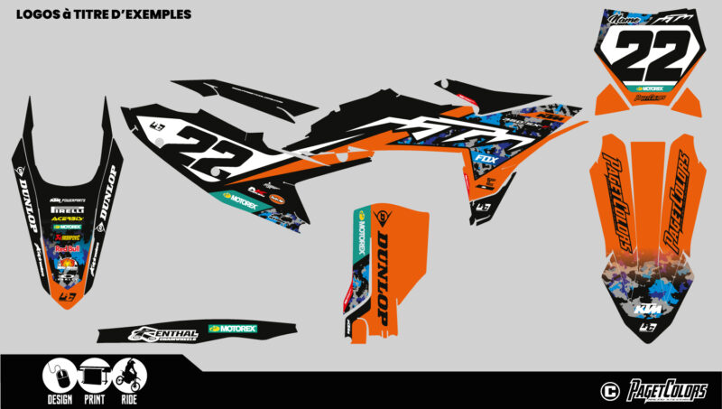 Kit déco KTM 2023-2024 #22 – Image 2