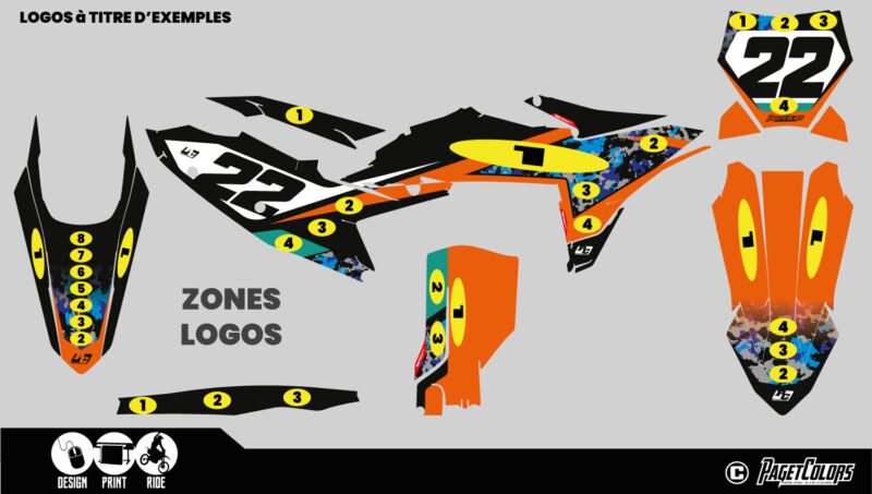 Kit déco KTM 2023-2024 #22 – Image 3